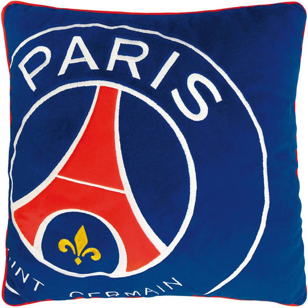 Paris Saint Germain Logo - Sierkussen - 36 x 36 cm - Blauw