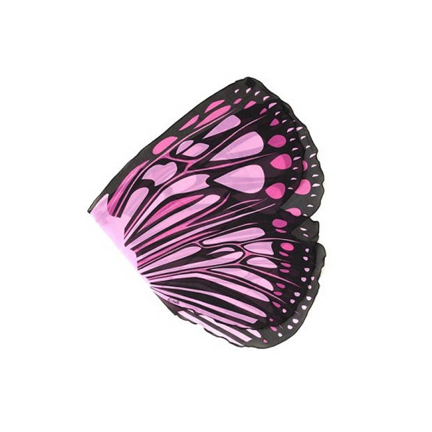 Vlinder verkleed vleugels roze voor meisjes - Verkleedattributen