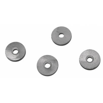 15x Ronde hobby magneten met gaatje 20x5 mm - Magneten
