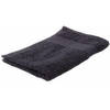 Arowell Gastendoek Gastenhanddoek 50 x 30 cm - 500 Gram - Zwart - 10 stuks