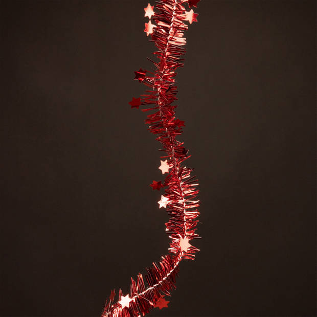 1x Rode kerstboomslinger 700 cm - Kerstslingers
