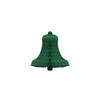 Papieren kerstklok 50 cm groen - Hangdecoratie