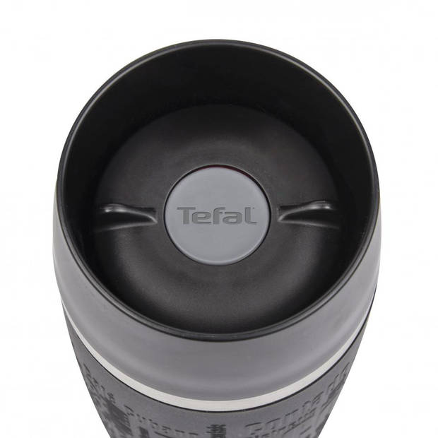 Tefal Isoleerbeker - 0,5 L - RVS - zwart