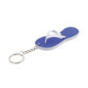 Blauwe teenslippers sleutelhangers 8 cm - Sleutelhangers