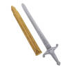 Johntoy Knight zwaard met schede zilver/goud 60 cm