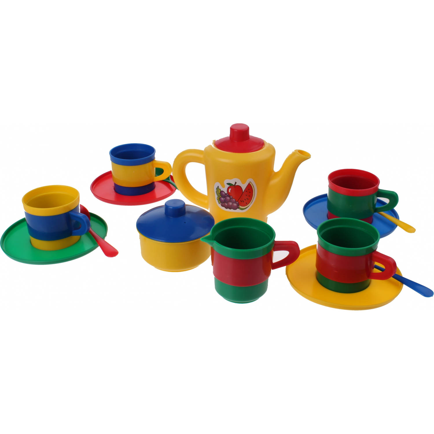 Glad minimum diefstal Johntoy speelgoed theeset in zak 17-delig | Blokker
