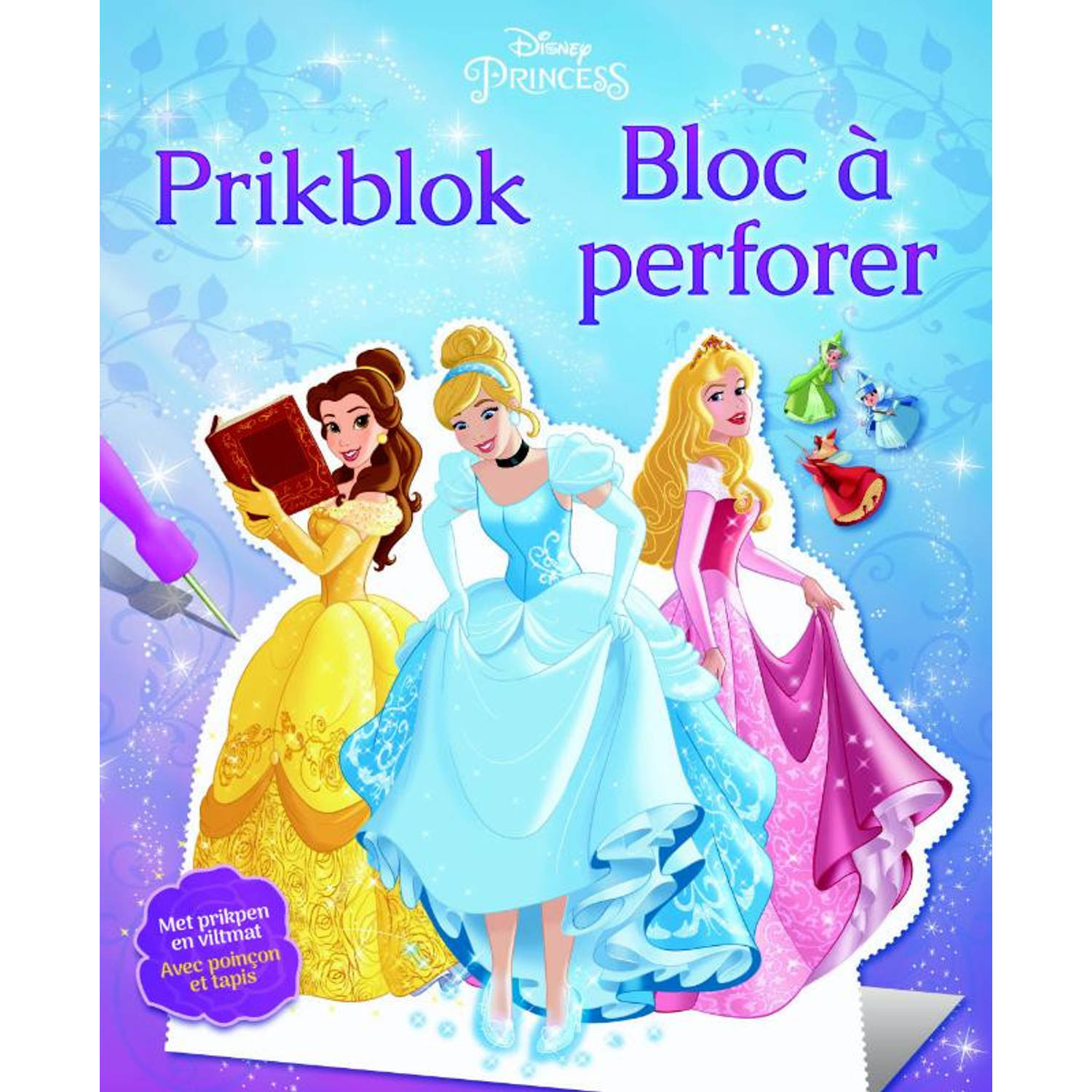 Disney Prikblok Princess Met Prikpen En Viltmat 22 Cm