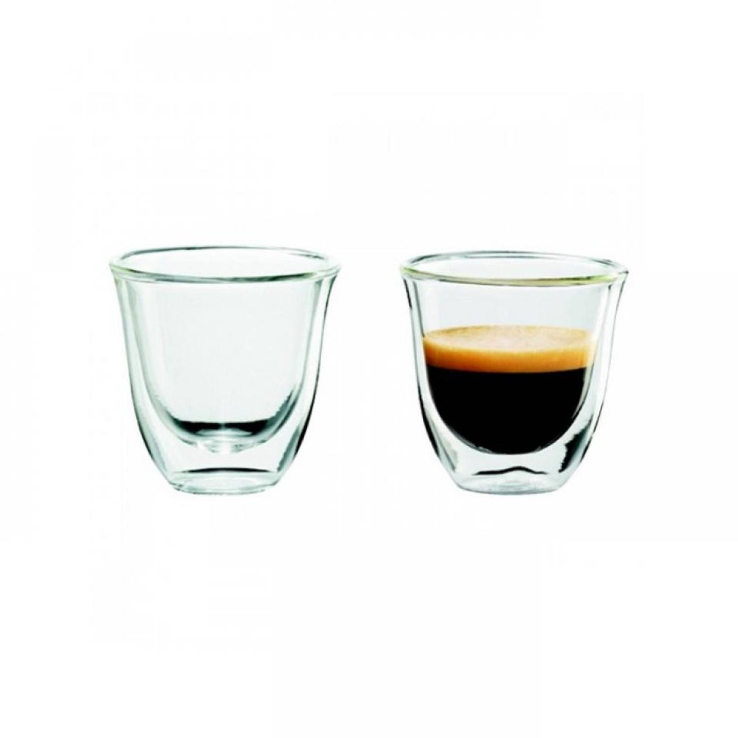 DeLonghi 2 Espresso Glazen
