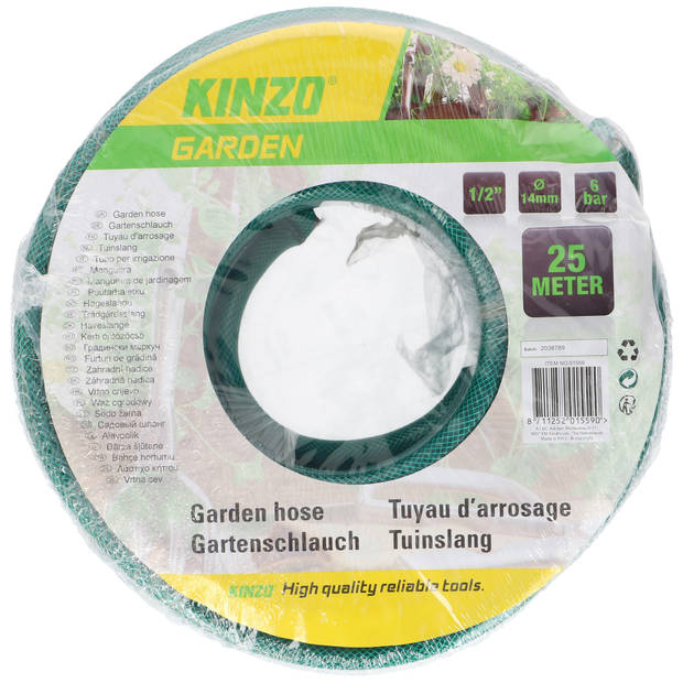 Kinzo Garden tuinslang - 10 m - diameter 1,4 cm - 3 lagen