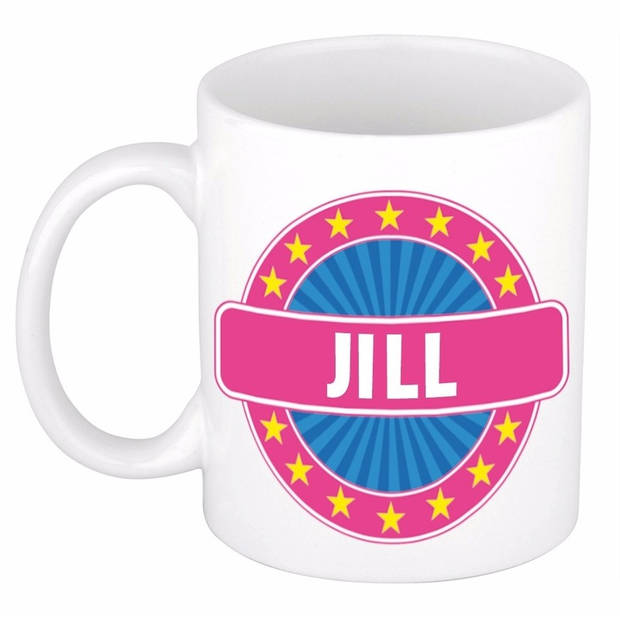 Voornaam Jill koffie/thee mok of beker - Naam mokken