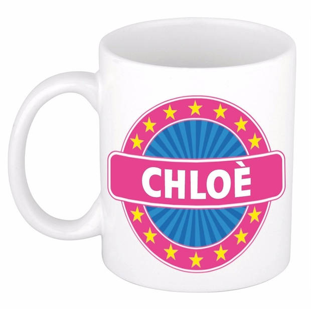 Voornaam Chloe koffie/thee mok of beker - Naam mokken