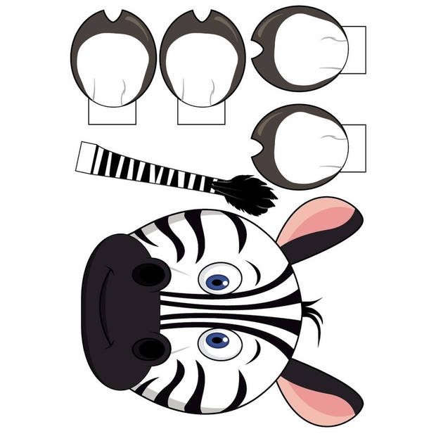 Sinterklaas surprise zebra DIY pakket - Hobbypakket