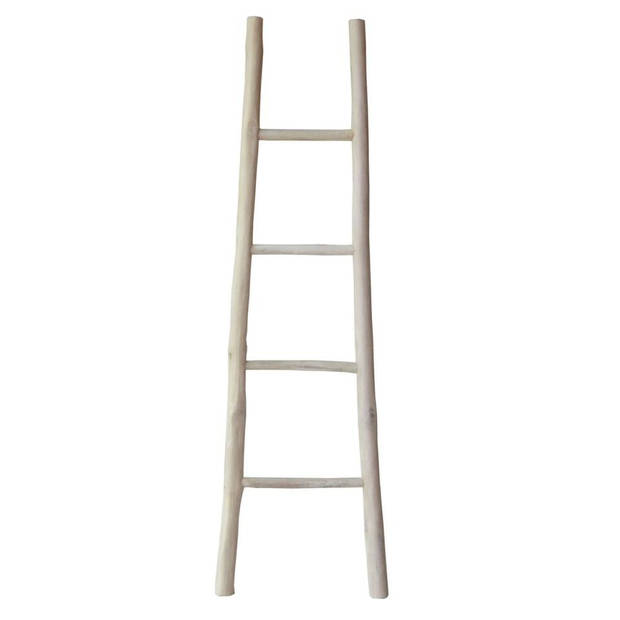 Teak Ladder - 45 x 150 cm - teakhout - bruin