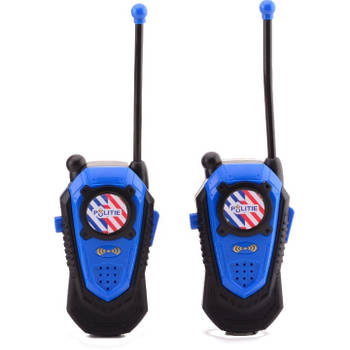 Johntoy walkie-talkie-set Politie 2-delig 80 mtr
