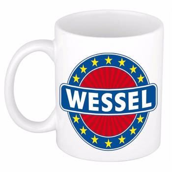 Voornaam Wessel koffie/thee mok of beker - Naam mokken