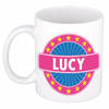 Voornaam Lucy koffie/thee mok of beker - Naam mokken