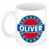 Voornaam Oliver koffie/thee mok of beker - Naam mokken