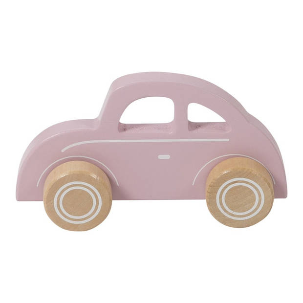 Little Dutch houten auto - roze