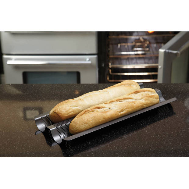 MasterClass - Bakvorm voor stokbrood, 39 cm x 16 cm - Masterclass