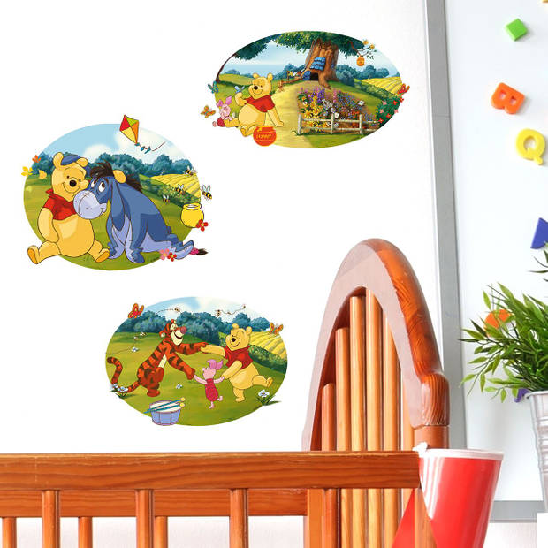 Walplus Kids Decoratie Sticker - Disney Winnie de Poeh & Vrienden