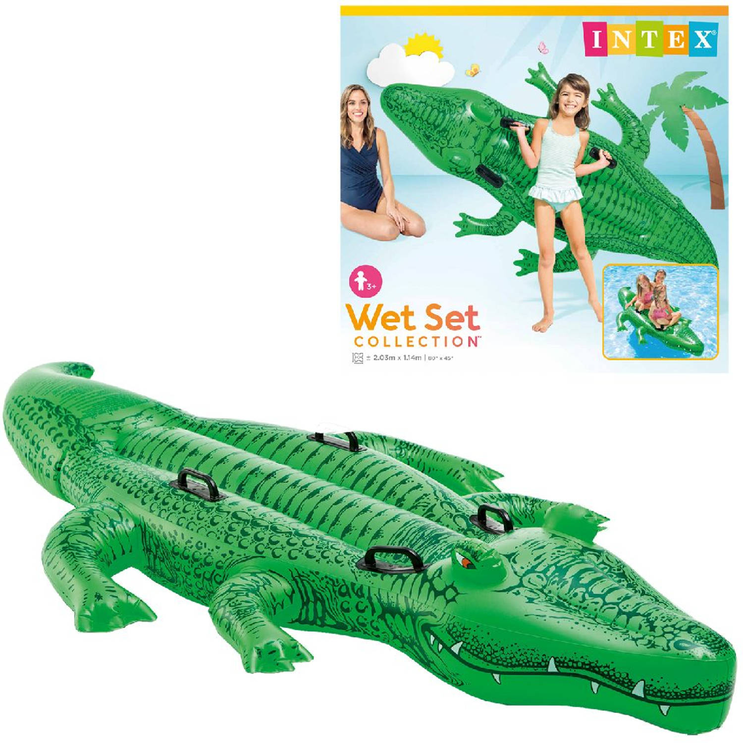 Intex Krokodil Giant Ride-on