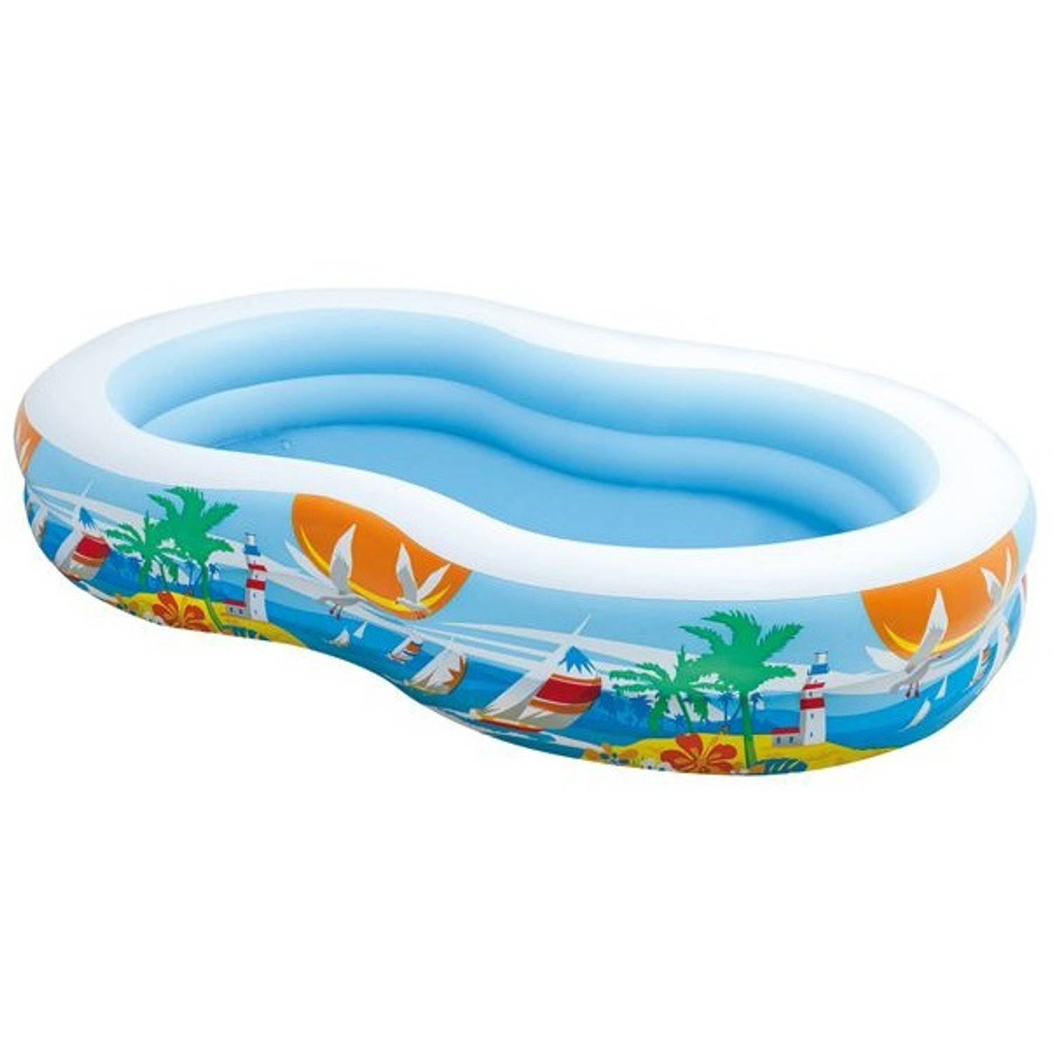 Intex 56490 Opblaasbaar Ovaal Multi kleuren bovengronds zwembad