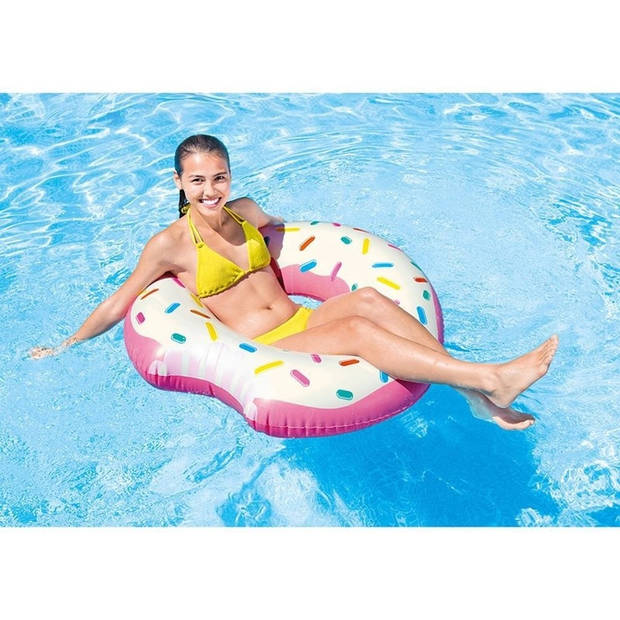 Opblaasbare donut zwemband 107 cm - Zwembanden