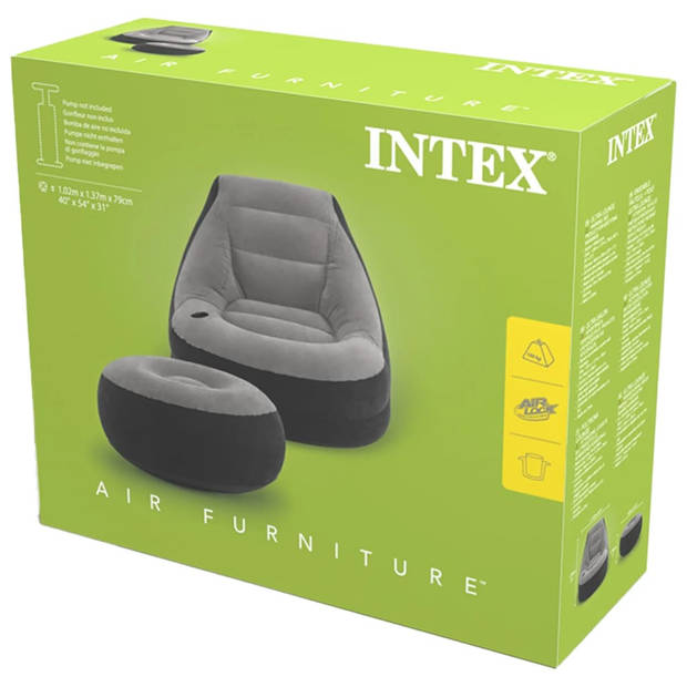 Intex opblaasbare lounge set - 99 x 130 x 76 cm