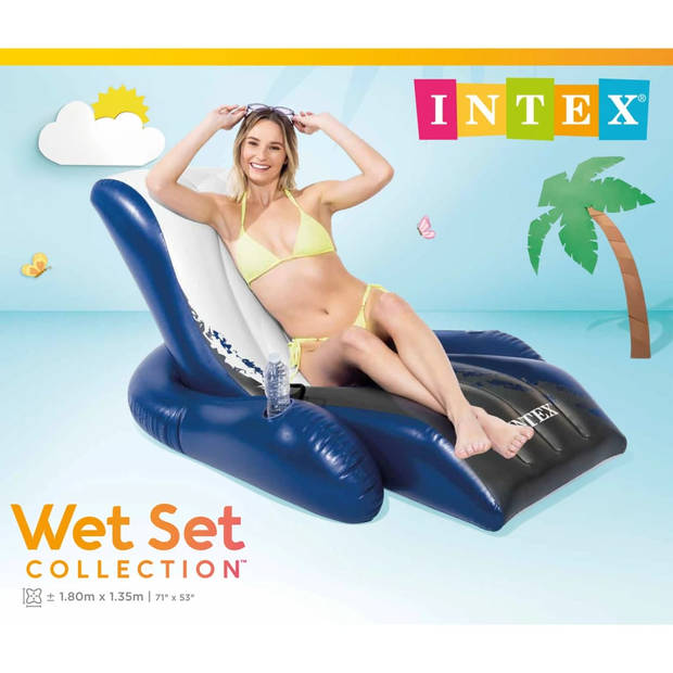 Intex opblaasbare ligstoel - 180 x 135 cm