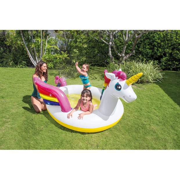 Intex Mystic Unicorn Spray Pool Kinderzwembad 272 x 193 x 104 cm