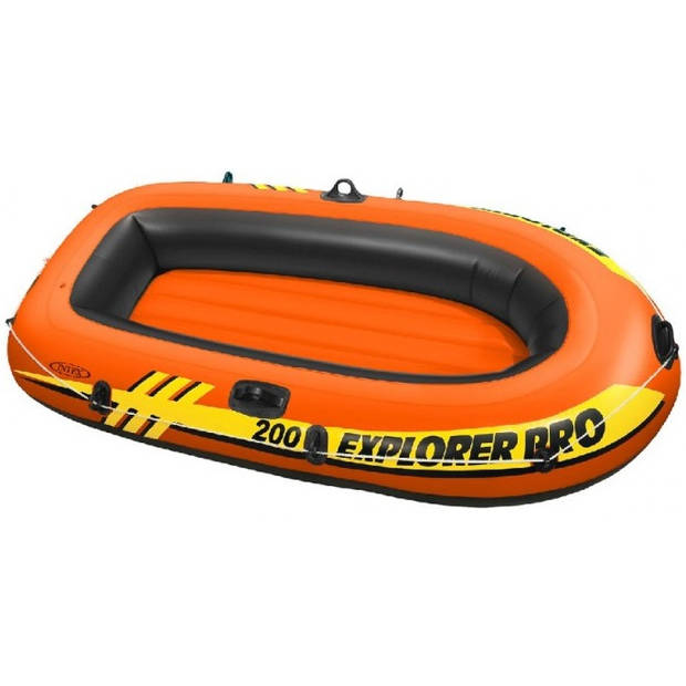 Intex opblaasboot Exporer Pro 196 x 102 cm PVC oranje