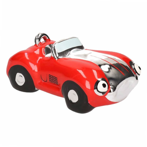 Rode jongens sportauto cabriolet spaarpot 15 cm - Spaarpotten