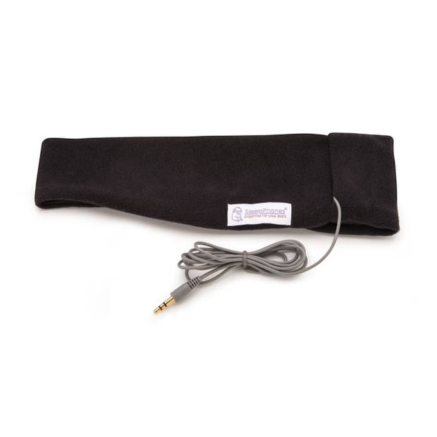 Sleepphones® classic fleece zwart - large/extra large