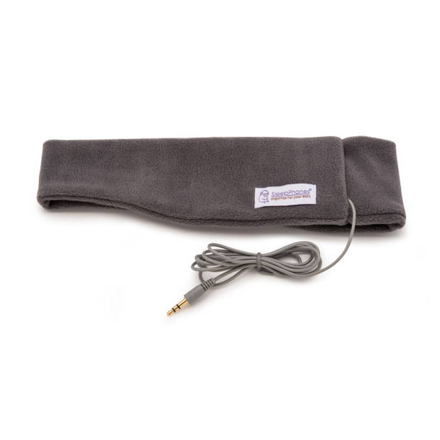 Sleepphones® classic fleece grijs - small/extra small