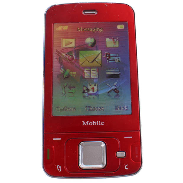 Johntoy mobiele speelgoed telefoon rood 13 x 5.5