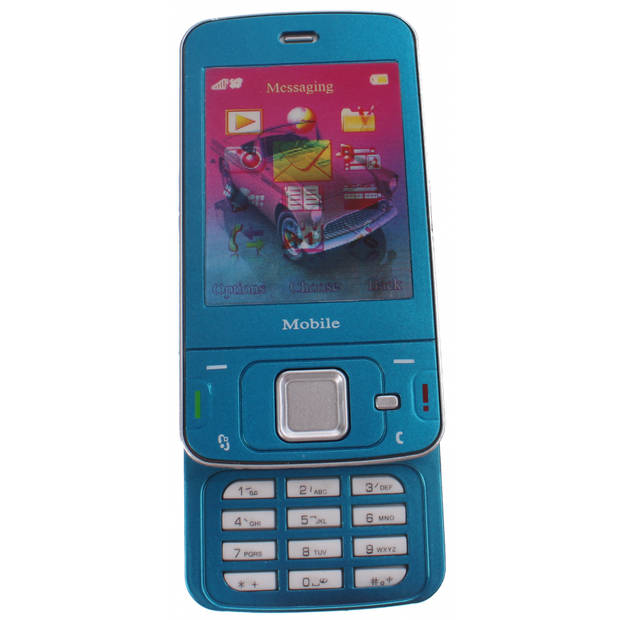 Johntoy mobiele speelgoed telefoon blauw 13 x 5.5
