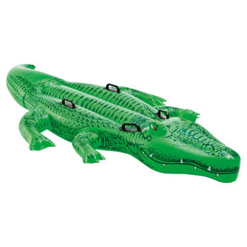 Intex opblaasdier krokodil 203 x 114 cm groen