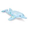 Opblaas dolfijn Intex 175 cm grijs/zilver - opblaasspeelgoed