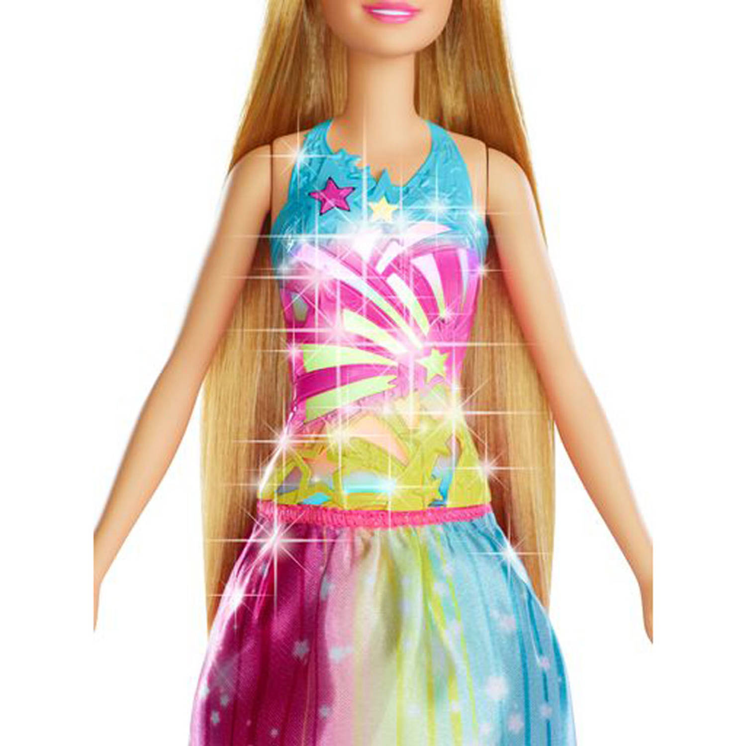 mengen gerucht Mediaan Barbie Dreamtopia Twinkelend Haar prinses pop | Blokker