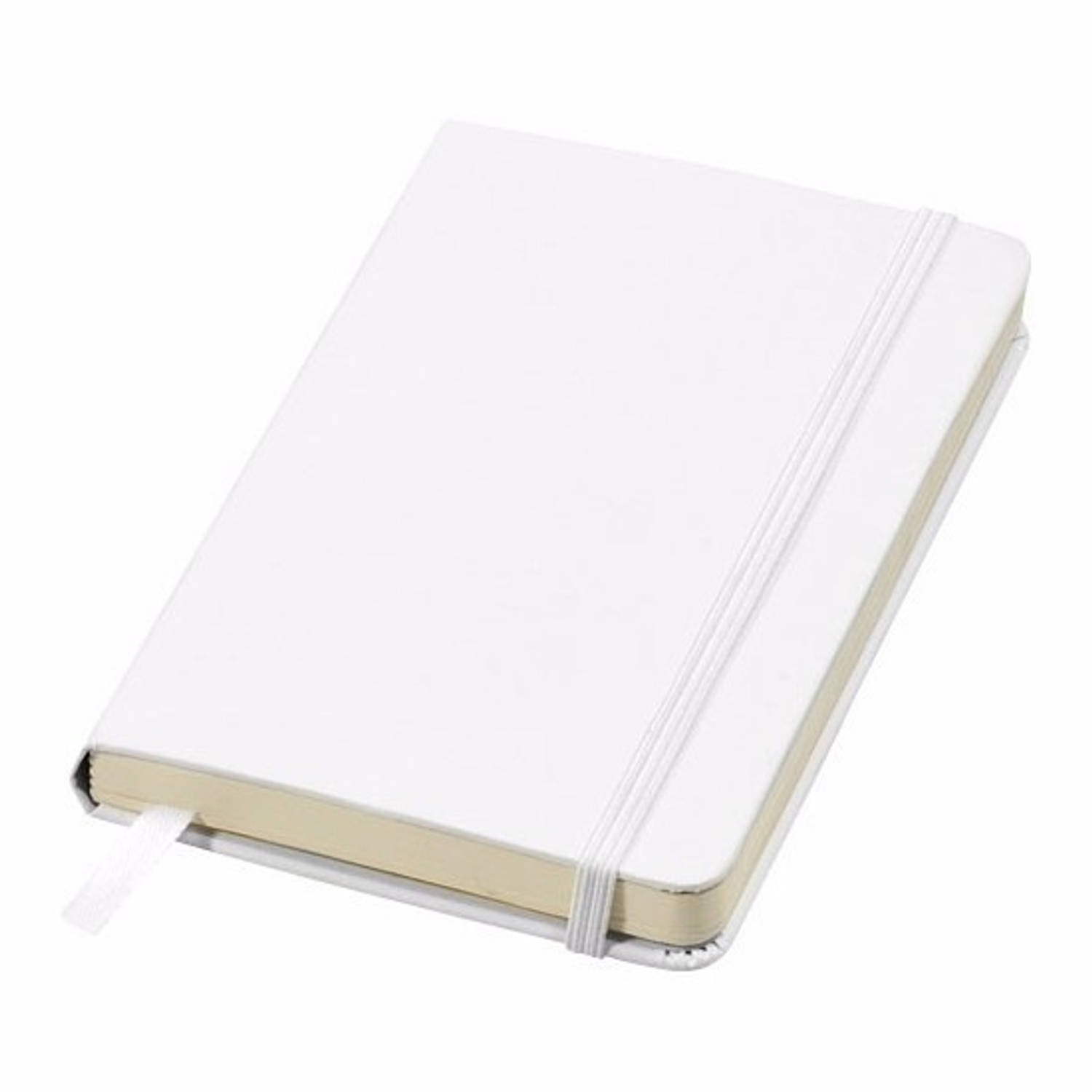 Luxe schriften A6 formaat met witte harde kaft - Notitieboek