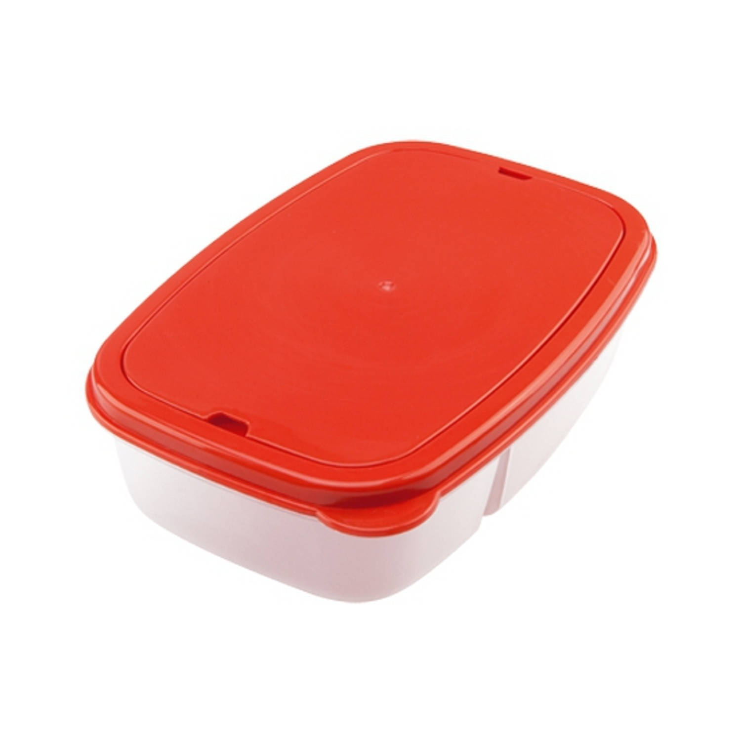 Rode Broodtrommel Met Bestek - Lunchboxen