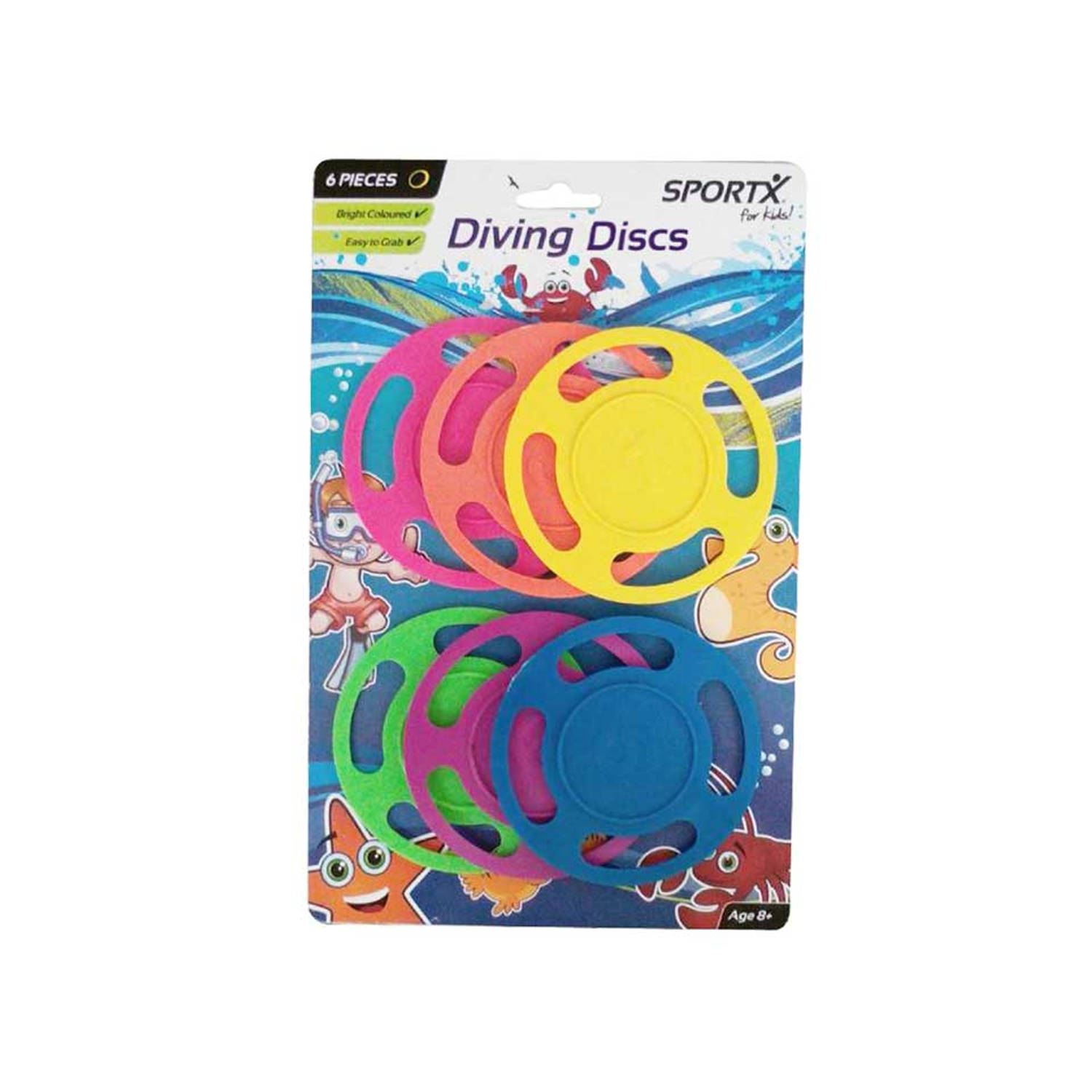 SportX Diving Discs 6 Stuks