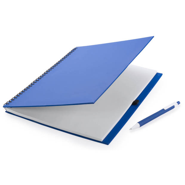 Tekeningen maken schetsboek A4 blauwe kaft - Schetsboeken