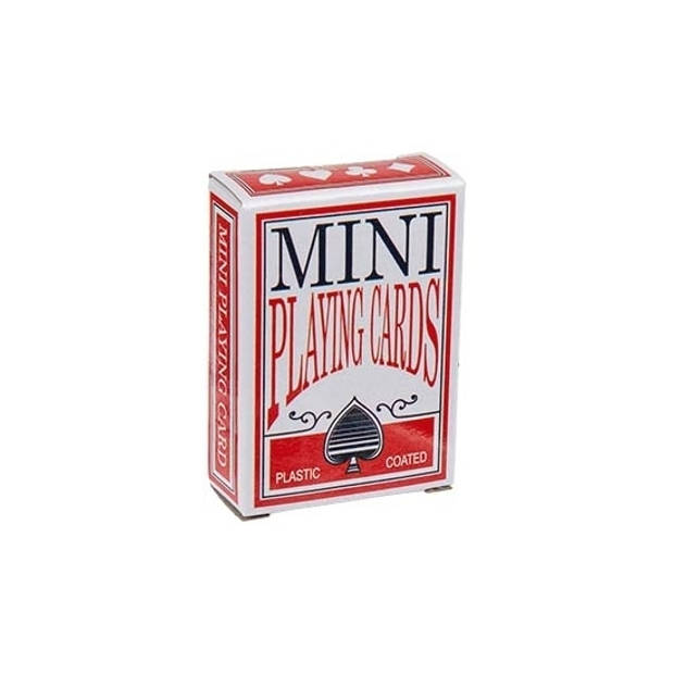 Mini kaarstspel 6 cm - Kaartspel