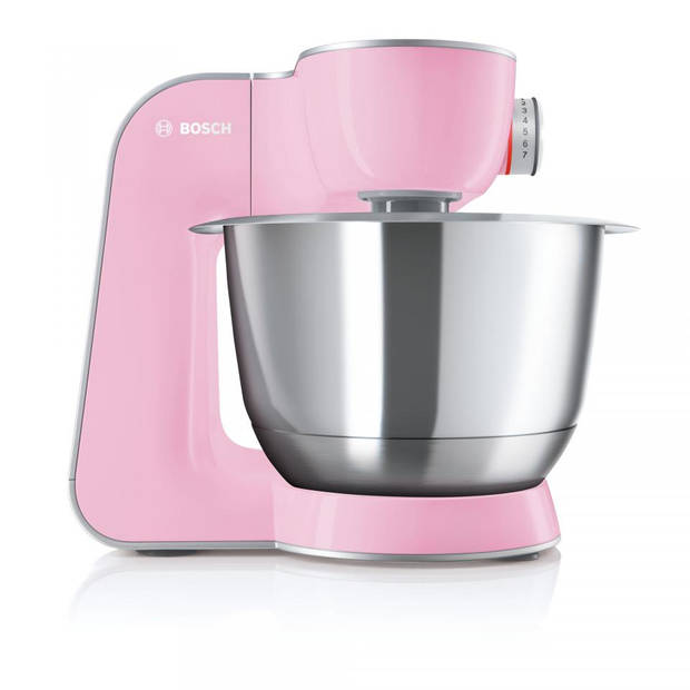 Bosch keukenmachine MUM58K20 - roze/zilver