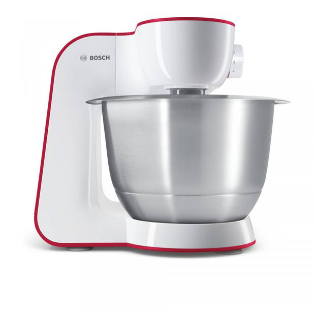 Bosch keukenmachine MUM54R00 - wit/rood