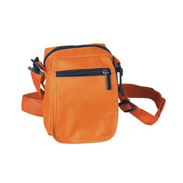 Oranje mini schoudertasjes 15 cm - Schoudertas