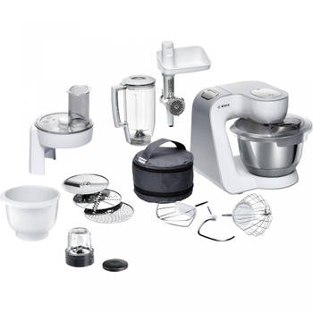 Bosch keukenmachine MUM58257 - wit/zilver