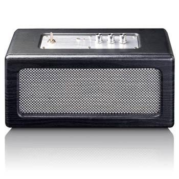 Retro Bluetooth® Speaker Lenco BT-300BK Zwart