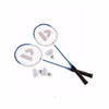Blauwe badmintonrackets met shuttels - Badmintonsets